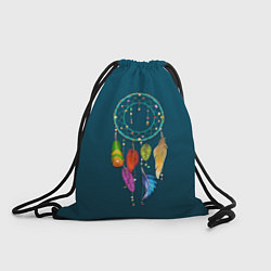 Рюкзак-мешок Ловец снов - индейский амулет, цвет: 3D-принт