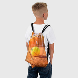 Рюкзак-мешок Теннис - рассвет, цвет: 3D-принт — фото 2