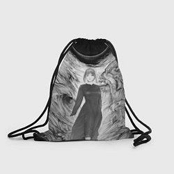 Рюкзак-мешок Макима гравюра - Человек-бензопила, цвет: 3D-принт