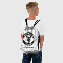Рюкзак-мешок Manchester United sport на светлом фоне, цвет: 3D-принт — фото 2