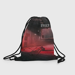 Рюкзак-мешок STALKER Кот Смотрит В Окно Во Время Выброса, цвет: 3D-принт