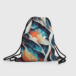 Рюкзак-мешок Красочная листья - абстракция, цвет: 3D-принт