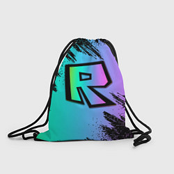 Мешок для обуви Roblox neon logo