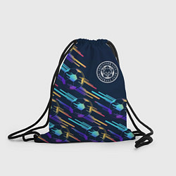 Рюкзак-мешок Leicester City градиентные мячи, цвет: 3D-принт