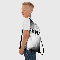 Рюкзак-мешок Roma sport на светлом фоне: символ сверху, цвет: 3D-принт — фото 2