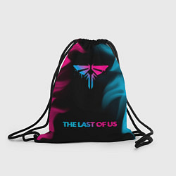 Рюкзак-мешок The Last Of Us - neon gradient: символ, надпись, цвет: 3D-принт