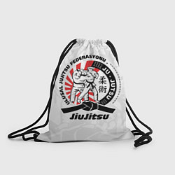 Рюкзак-мешок Jiujitsu emblem Джиу-джитсу, цвет: 3D-принт