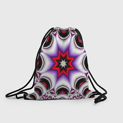 Рюкзак-мешок Грубый фрактальный узор, цвет: 3D-принт