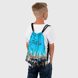 Рюкзак-мешок Stray Kids Double Knot, цвет: 3D-принт — фото 2