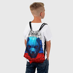 Рюкзак-мешок Русский медведь арт, цвет: 3D-принт — фото 2
