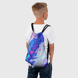 Рюкзак-мешок Машина в градиенте, цвет: 3D-принт — фото 2