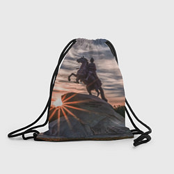 Рюкзак-мешок Санкт-Петербург: медный всадник, цвет: 3D-принт