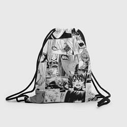 Рюкзак-мешок D Gray man pattern, цвет: 3D-принт