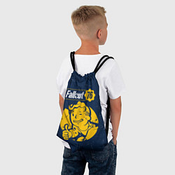 Рюкзак-мешок FALLOUT 76 - Черточки, цвет: 3D-принт — фото 2