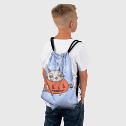Рюкзак-мешок Гадостный котик, цвет: 3D-принт — фото 2