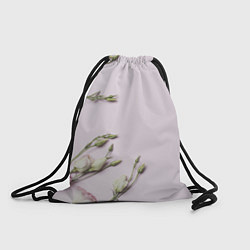 Рюкзак-мешок Красивые Цветы на Розовом фоне, цвет: 3D-принт