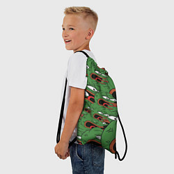 Рюкзак-мешок Пепе лягушка, цвет: 3D-принт — фото 2