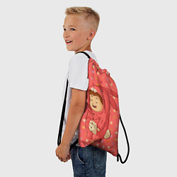 Рюкзак-мешок Зайка-малыш, цвет: 3D-принт — фото 2