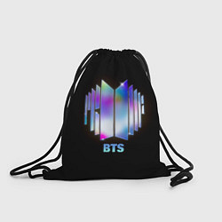 Рюкзак-мешок BTS gradient logo, цвет: 3D-принт