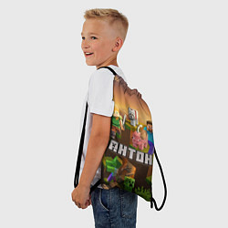 Рюкзак-мешок Антон Minecraft, цвет: 3D-принт — фото 2
