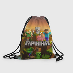 Рюкзак-мешок Арина Minecraft, цвет: 3D-принт
