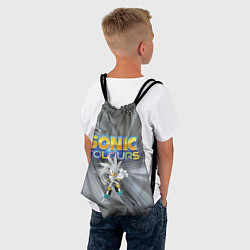 Рюкзак-мешок Silver Hedgehog - Sonic - Video Game, цвет: 3D-принт — фото 2
