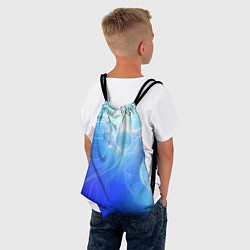 Рюкзак-мешок Голубой пульсар, цвет: 3D-принт — фото 2