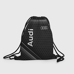 Рюкзак-мешок Audi карбон, цвет: 3D-принт