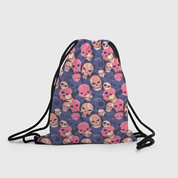 Рюкзак-мешок Черепа разной формы, цвет: 3D-принт