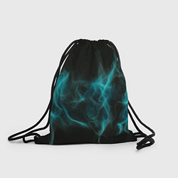 Рюкзак-мешок Абстрактный голубой дым, цвет: 3D-принт