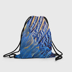 Рюкзак-мешок Перьевой паттерн - авангард, цвет: 3D-принт