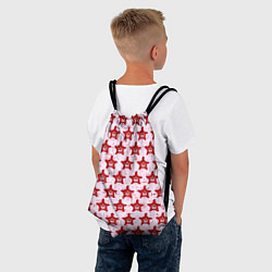 Рюкзак-мешок Череп и звезда, цвет: 3D-принт — фото 2