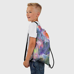 Рюкзак-мешок Красочные пятна акварели, цвет: 3D-принт — фото 2