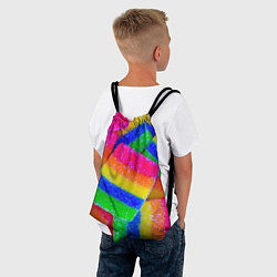 Рюкзак-мешок Маленькие кусочки мармелада, цвет: 3D-принт — фото 2