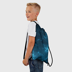 Рюкзак-мешок Blue stars, цвет: 3D-принт — фото 2