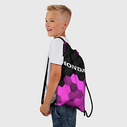Рюкзак-мешок Honda pro racing: символ сверху, цвет: 3D-принт — фото 2