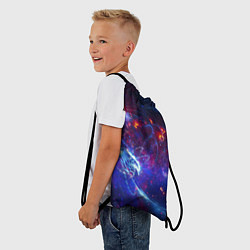 Рюкзак-мешок Абстрактное космическое пространство, цвет: 3D-принт — фото 2