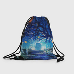 Рюкзак-мешок Ночь Halloween, цвет: 3D-принт