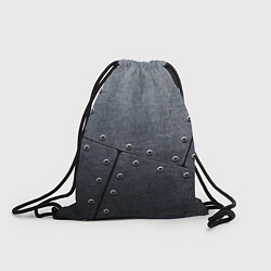 Рюкзак-мешок Стальные пластины, цвет: 3D-принт