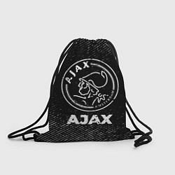 Рюкзак-мешок Ajax с потертостями на темном фоне, цвет: 3D-принт