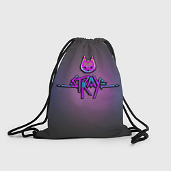 Рюкзак-мешок Stray logo neon, цвет: 3D-принт