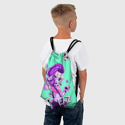 Рюкзак-мешок Эмз из Бравл Старс, цвет: 3D-принт — фото 2