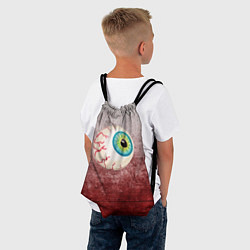 Рюкзак-мешок Жуткий глаз, цвет: 3D-принт — фото 2