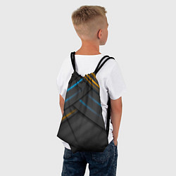 Рюкзак-мешок Переплетение полос, цвет: 3D-принт — фото 2