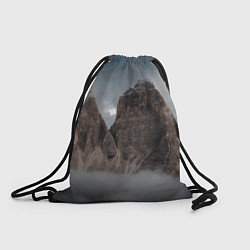 Рюкзак-мешок Горы окутанные туманом, цвет: 3D-принт