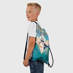 Рюкзак-мешок Паймон в примогеме, цвет: 3D-принт — фото 2