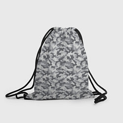 Рюкзак-мешок Камуфляж М-21 серый, цвет: 3D-принт