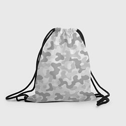 Рюкзак-мешок Камуфляж цифра светло-серый крупный, цвет: 3D-принт
