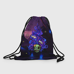 Рюкзак-мешок Мертвая русалка, цвет: 3D-принт