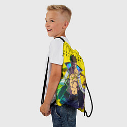 Рюкзак-мешок Взрослый Дэвид - Киберпанк аниме, цвет: 3D-принт — фото 2